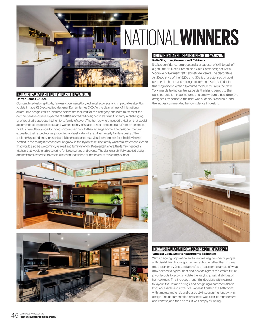 Kitchens & Bathrooms Quarterly Preview Pages