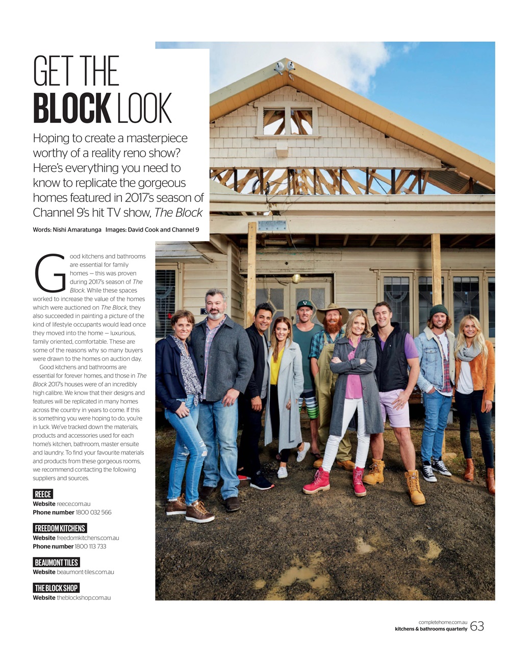 Kitchens & Bathrooms Quarterly Preview Pages