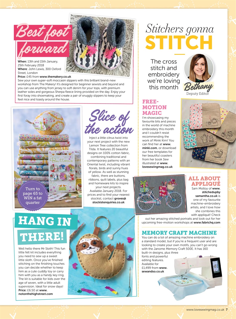 Love Sewing Preview Pages