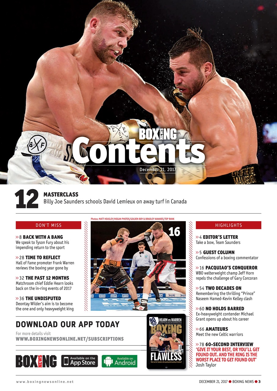 Boxing News Preview Pages