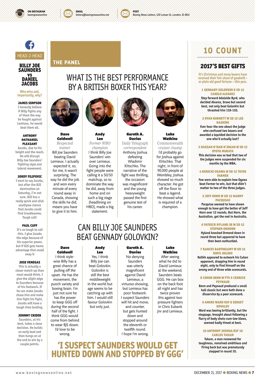 Boxing News Preview Pages