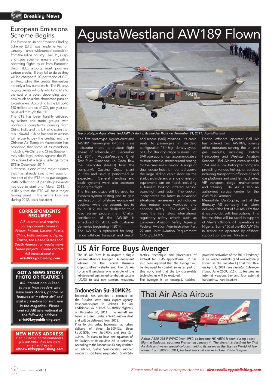 AIR International Preview Pages