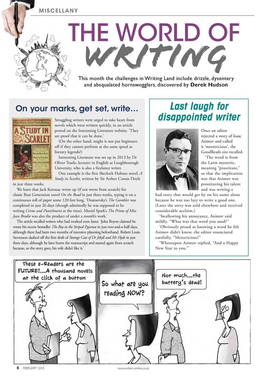 Writing Magazine Preview Pages