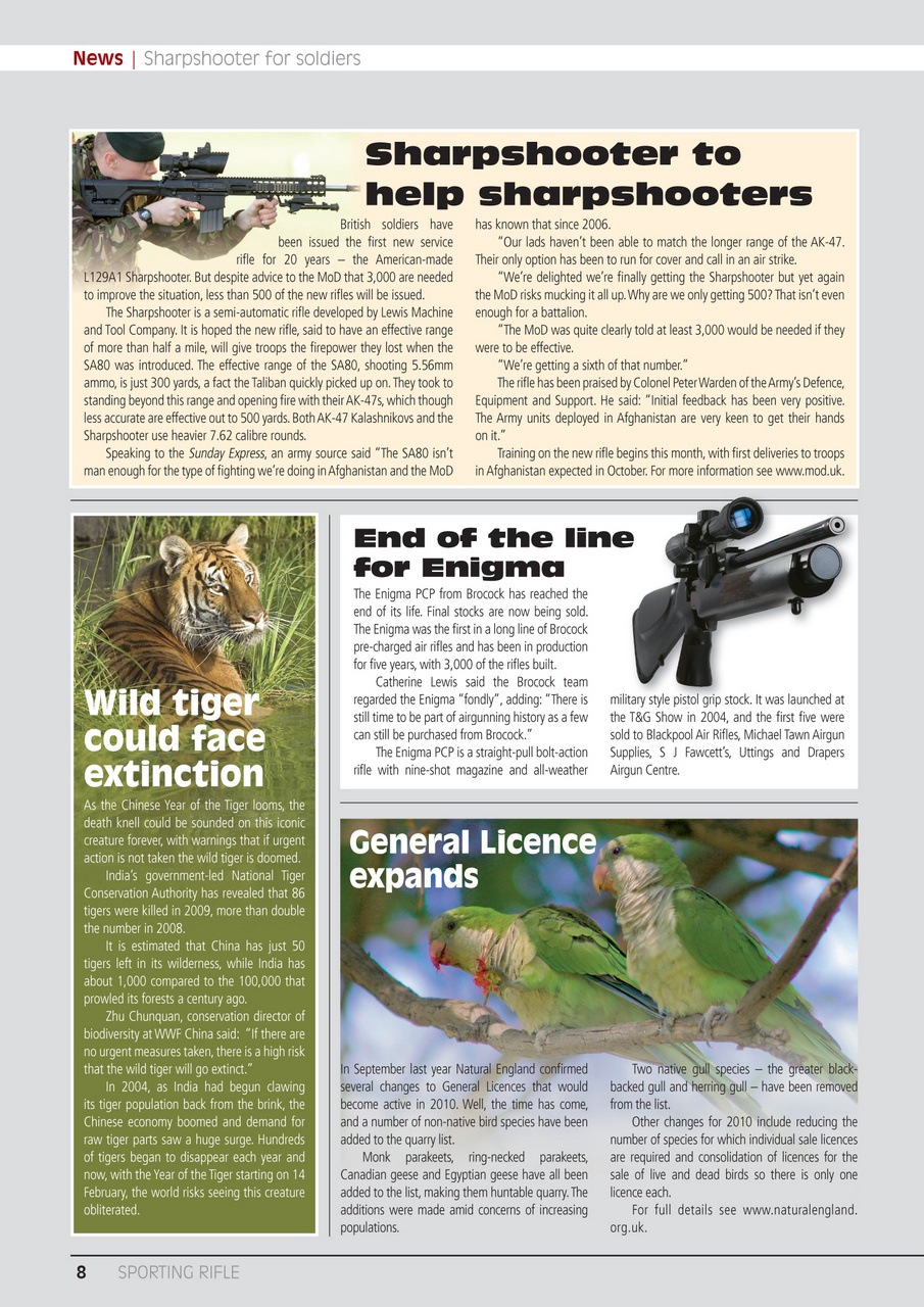 Sporting Rifle Preview Pages