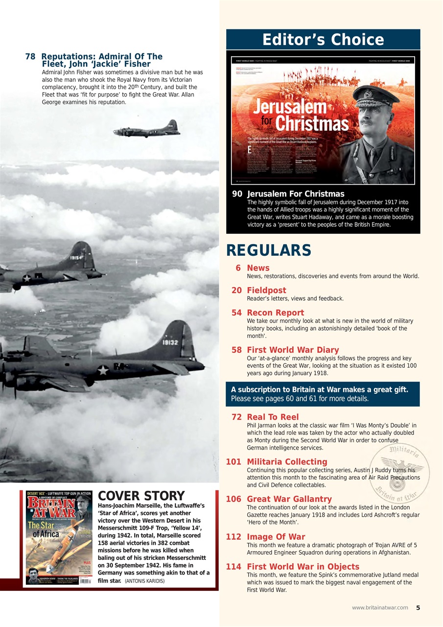 Britain at War Magazine Preview Pages