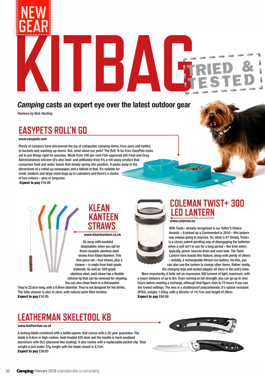 Camping Preview Pages