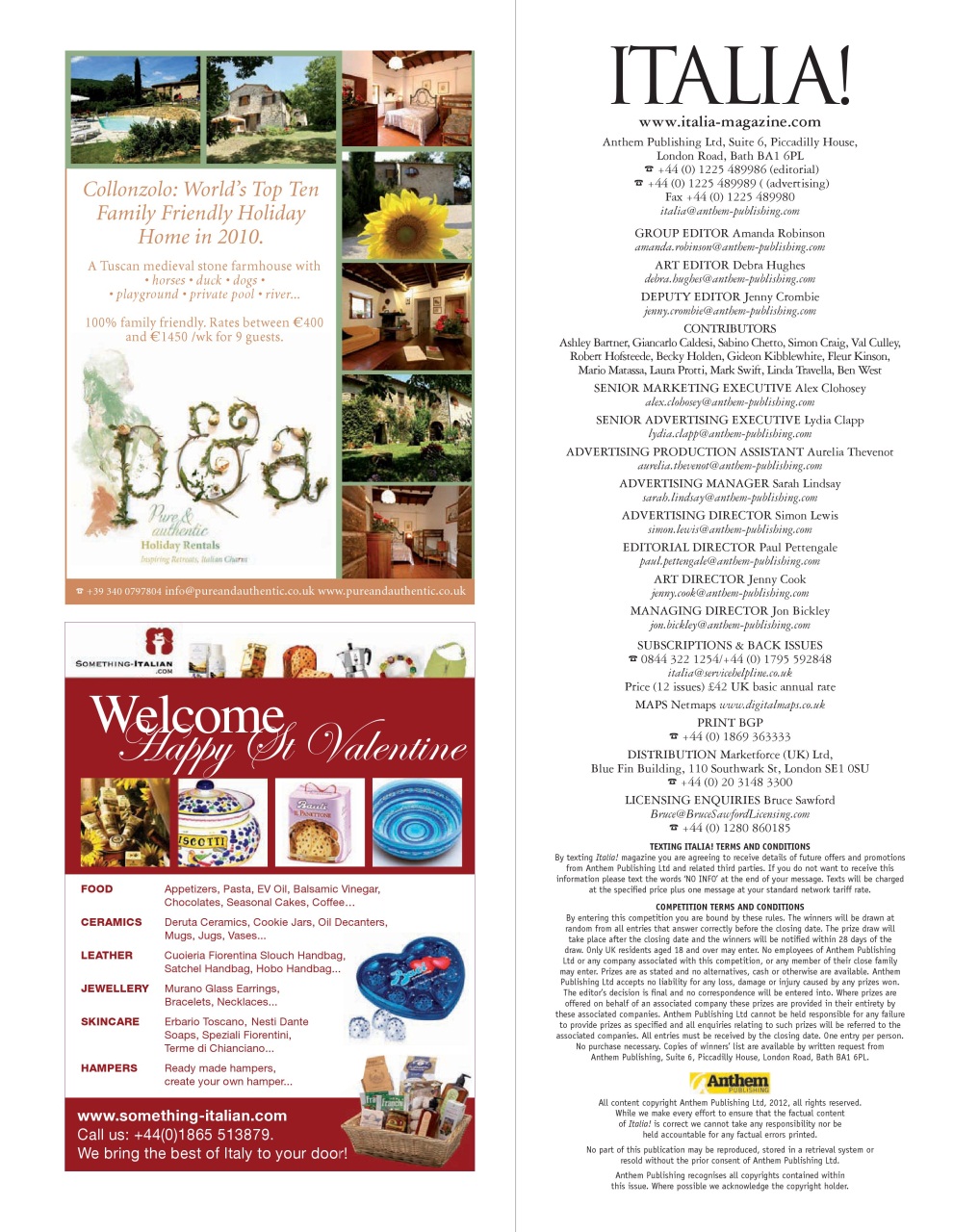 Italia! Preview Pages