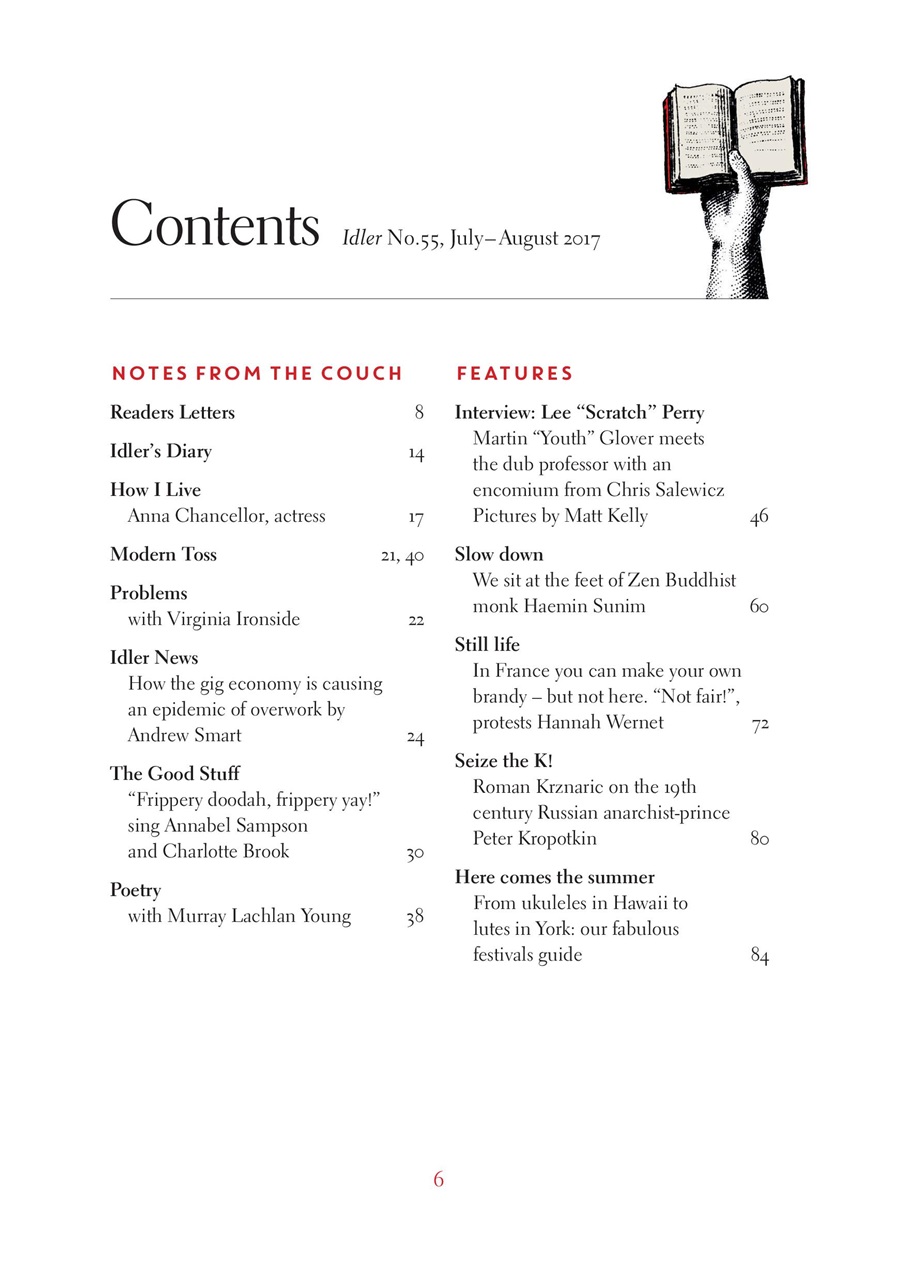 The Idler Magazine Preview Pages