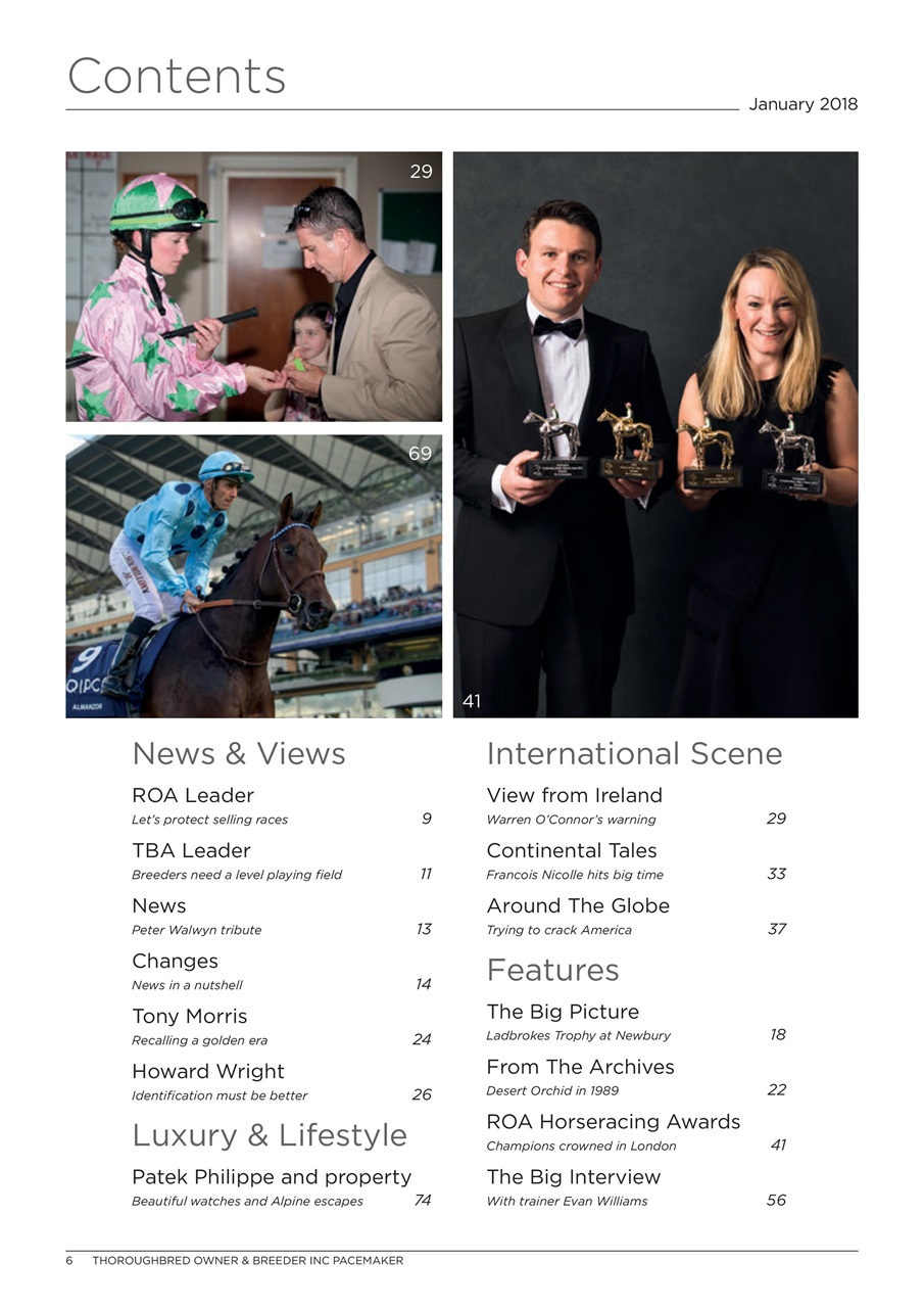 The Owner Breeder Preview Pages