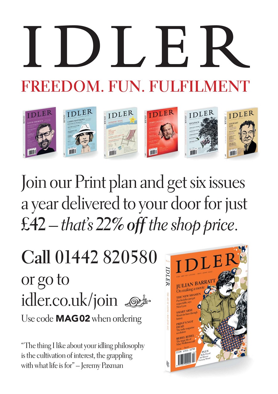 The Idler Magazine Preview Pages