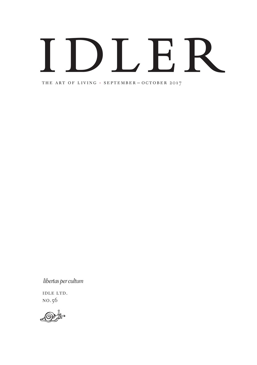 The Idler Magazine Preview Pages
