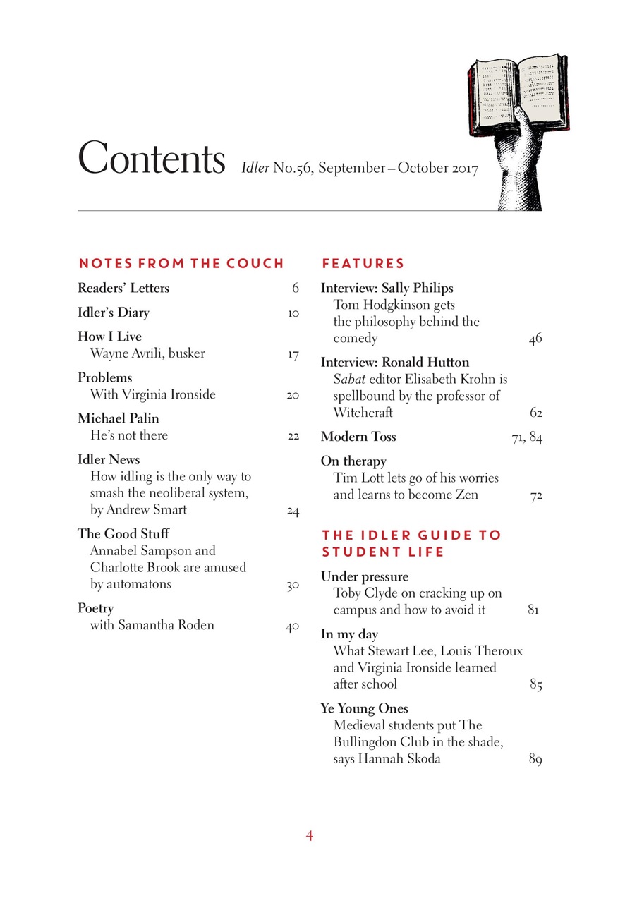 The Idler Magazine Preview Pages