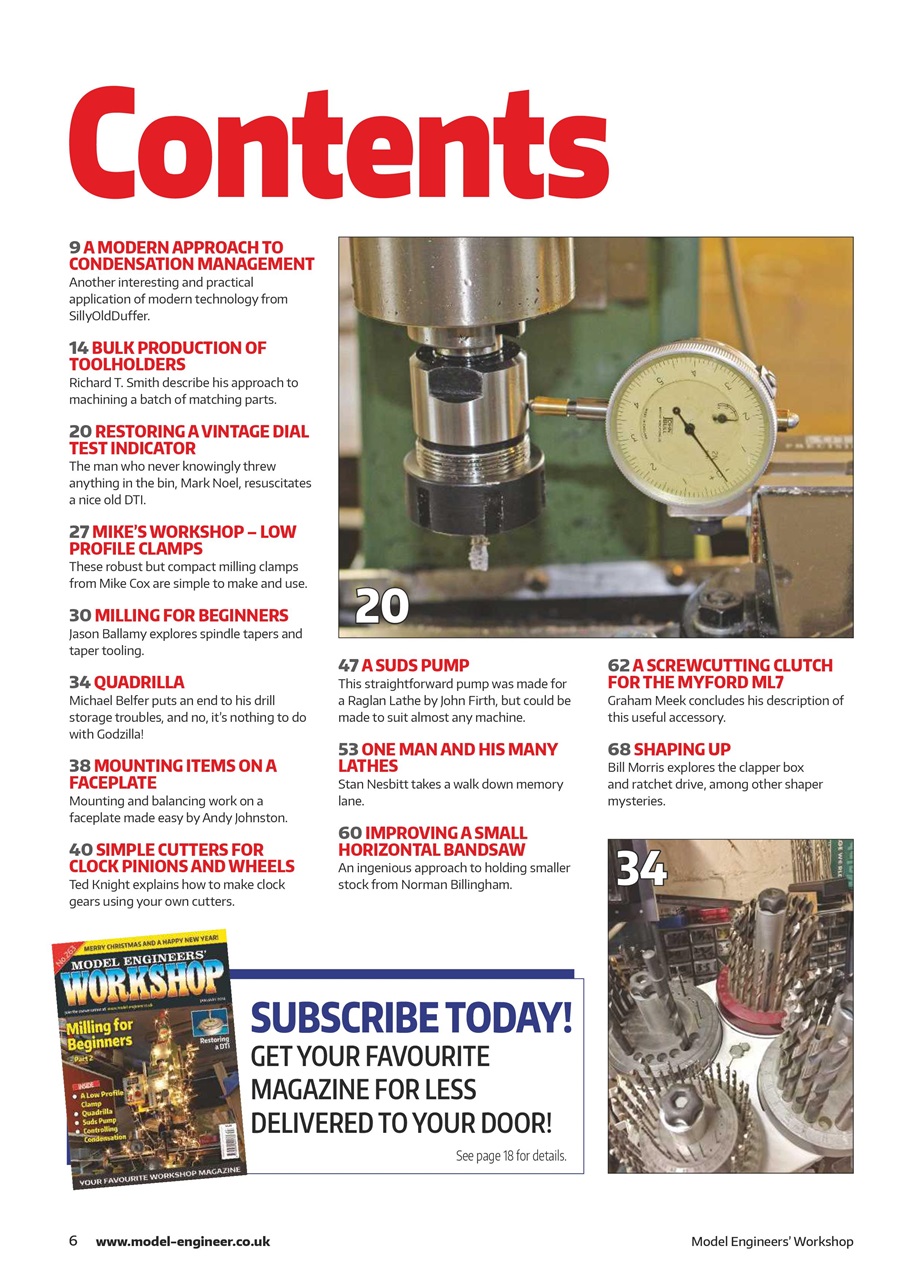 Model Engineer & Workshop Magazine Preview Pages