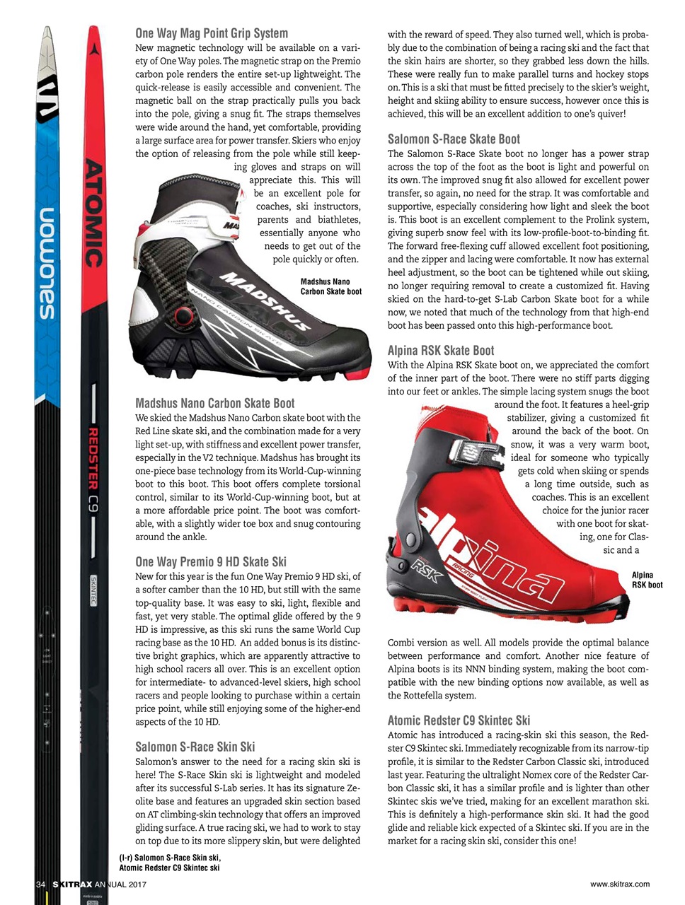 SkiTrax Preview Pages