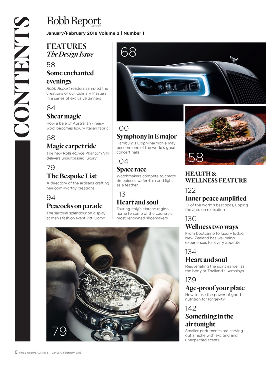 Robb Report Australia & New Zealand Preview Pages