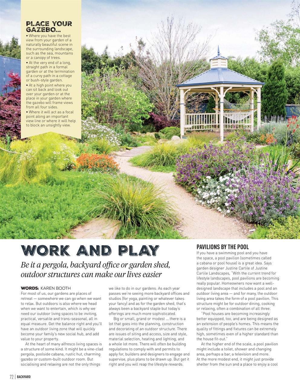 Backyard & Outdoor Living Preview Pages