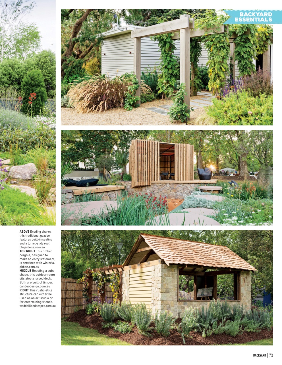 Backyard & Outdoor Living Preview Pages