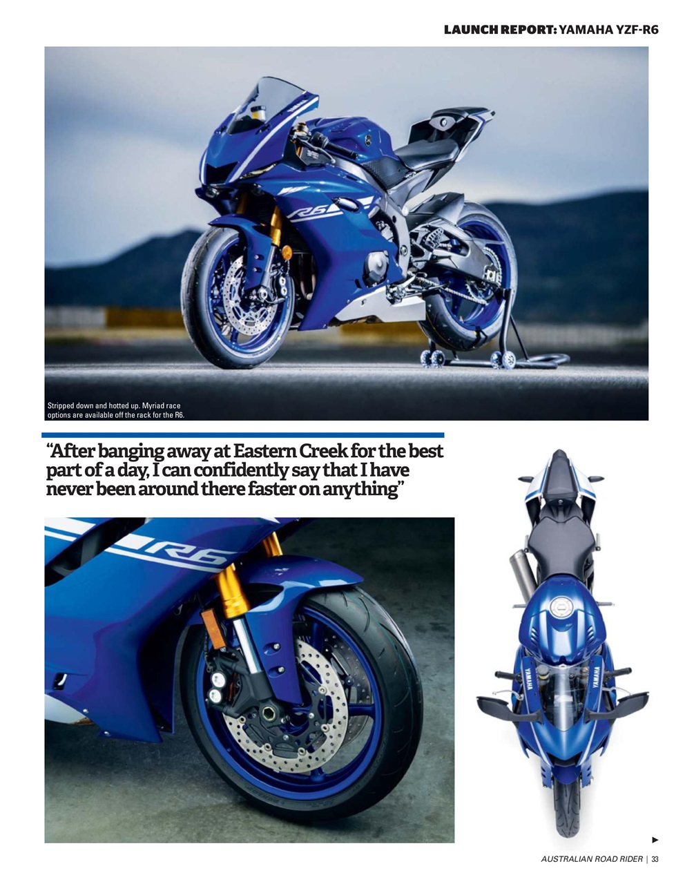 Australian Road Rider Preview Pages