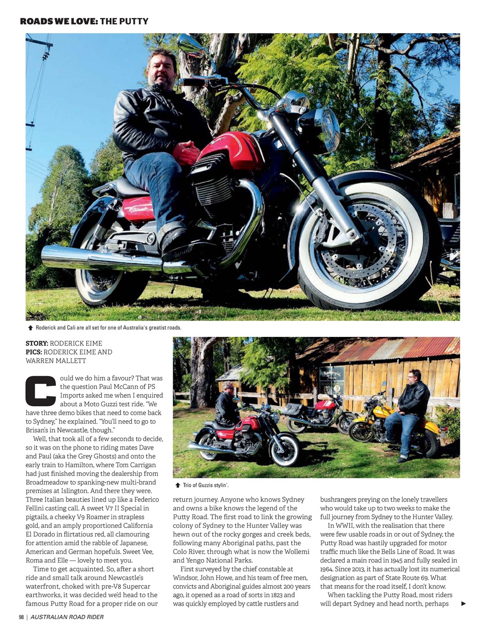 Australian Road Rider Preview Pages