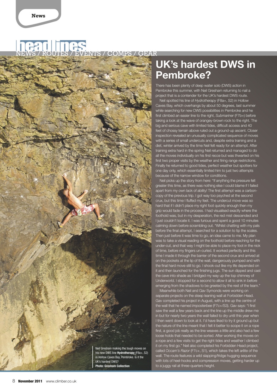 Climber Preview Pages