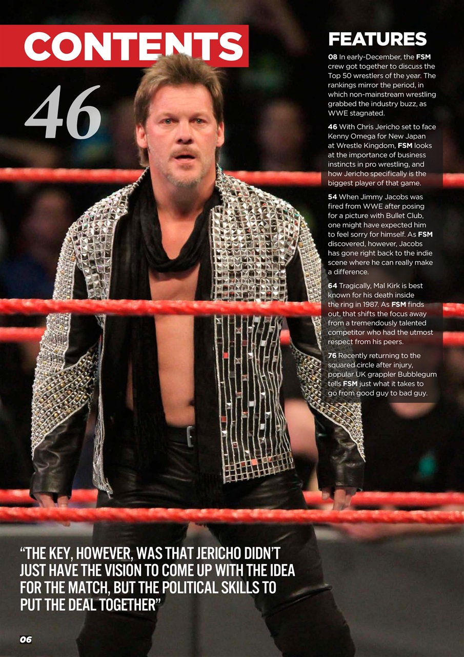 Wrestletalk Magazine Preview Pages