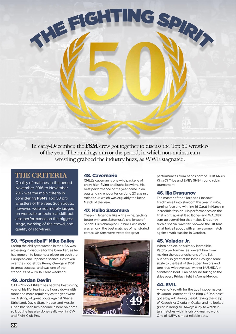 Wrestletalk Magazine Preview Pages