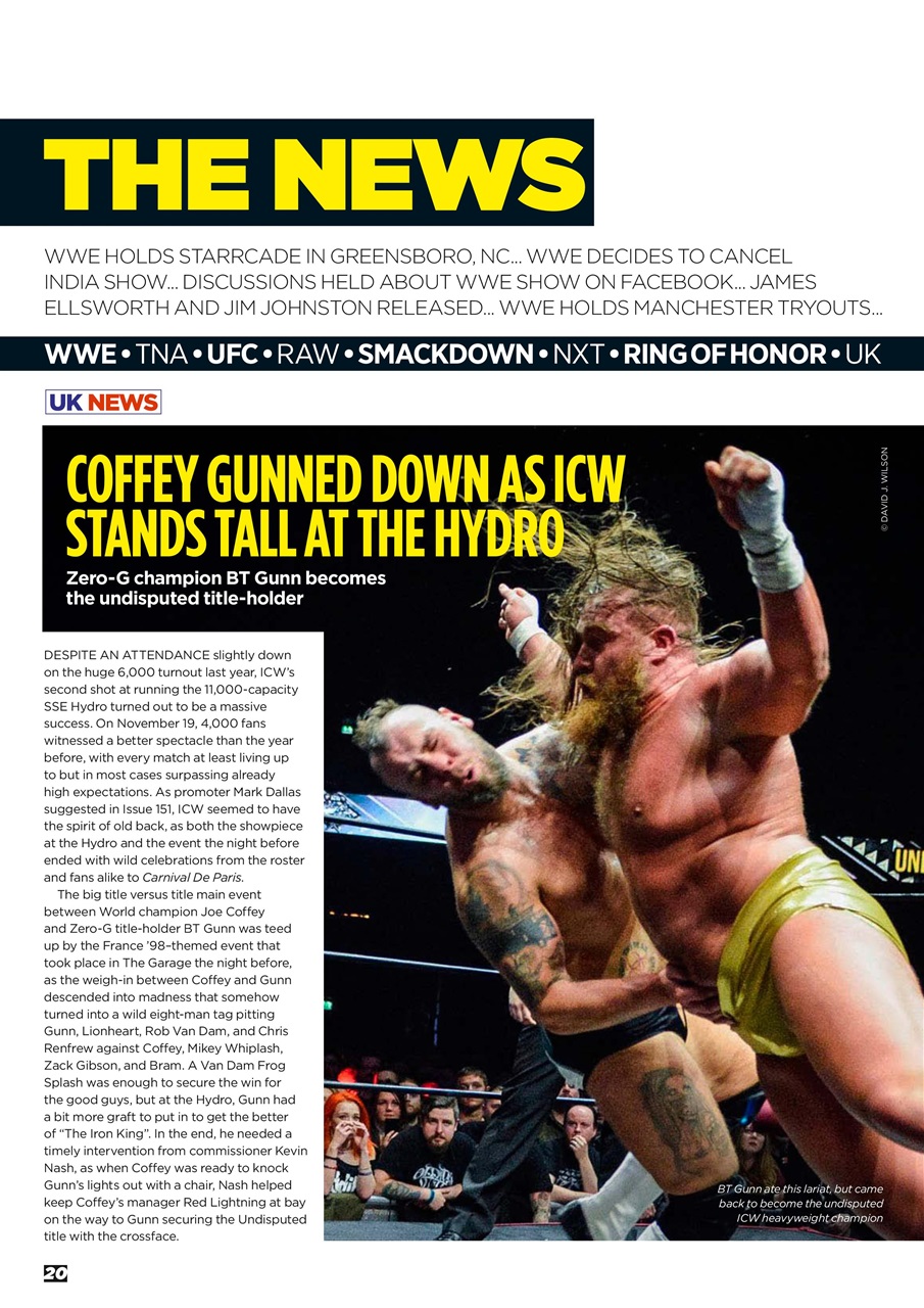 Wrestletalk Magazine Preview Pages