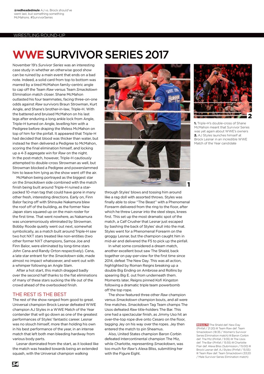 Wrestletalk Magazine Preview Pages