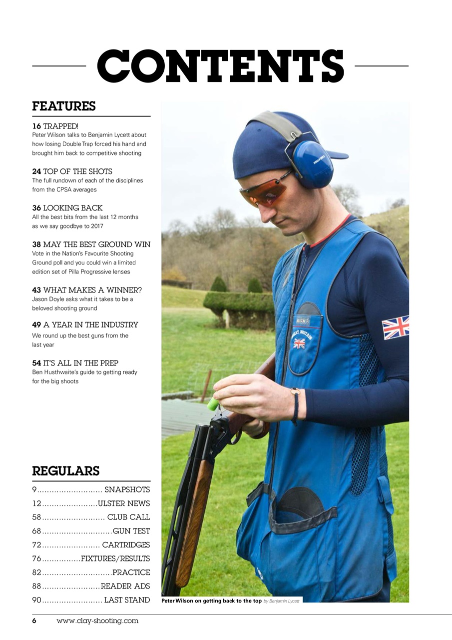 Clay Shooting Preview Pages