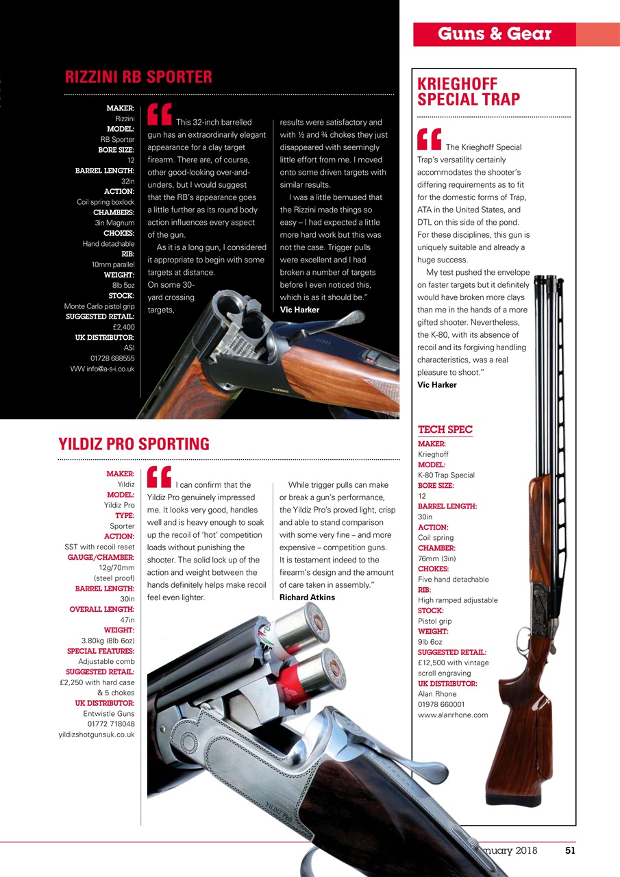 Clay Shooting Preview Pages