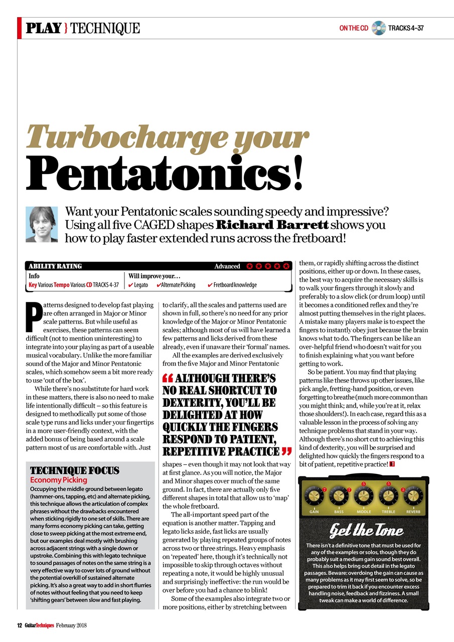 Guitar Techniques Preview Pages