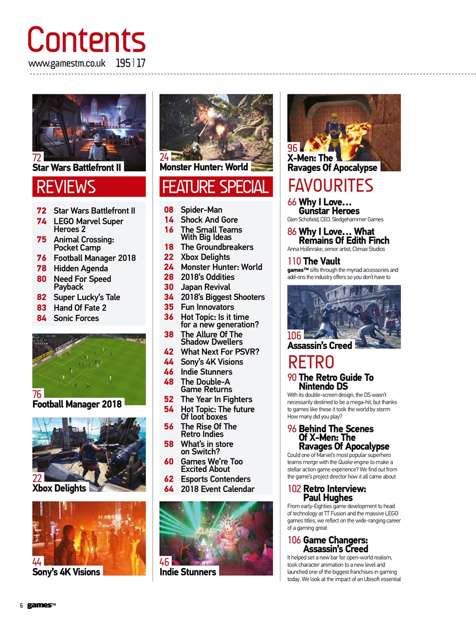 games (TM) Preview Pages