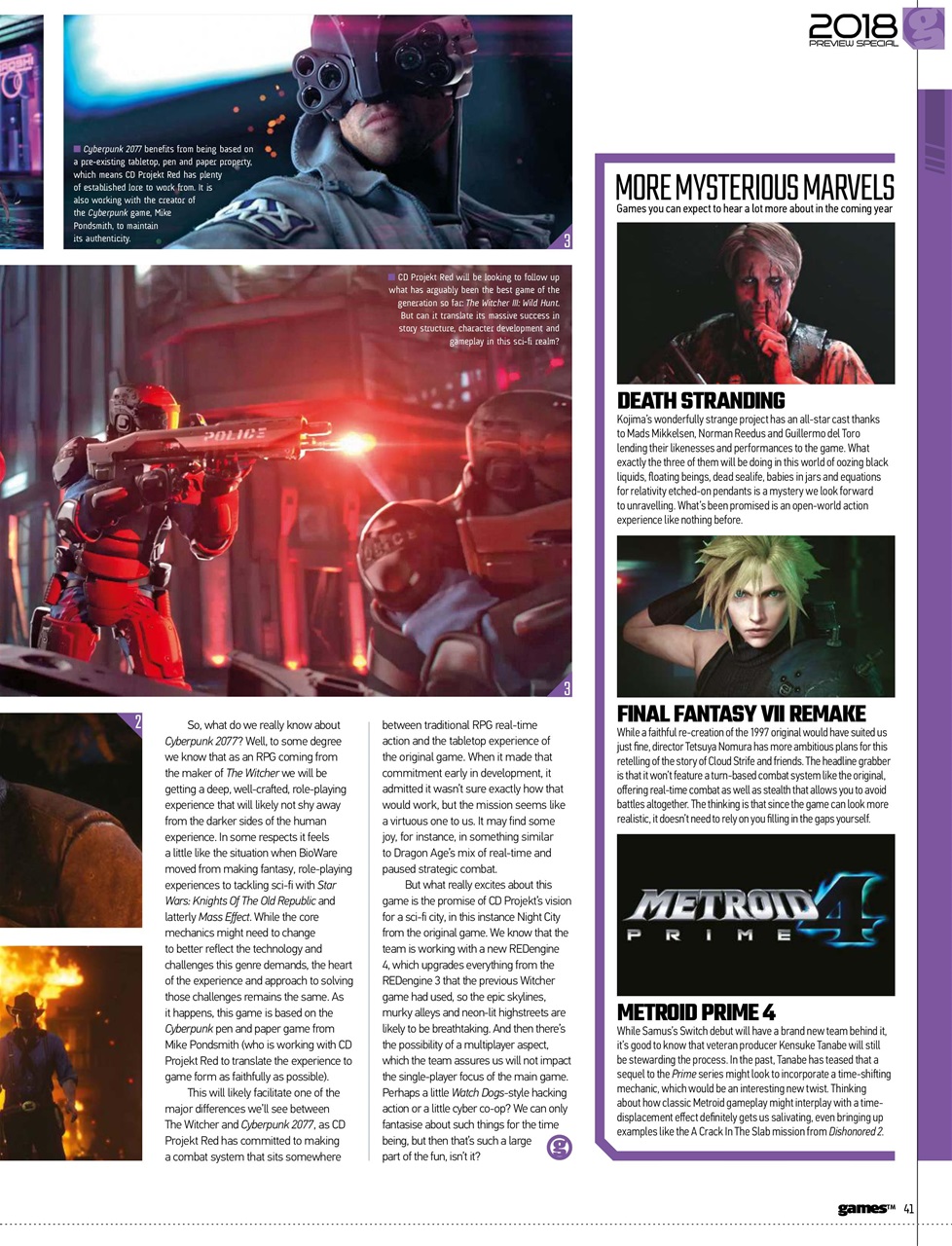 games (TM) Preview Pages