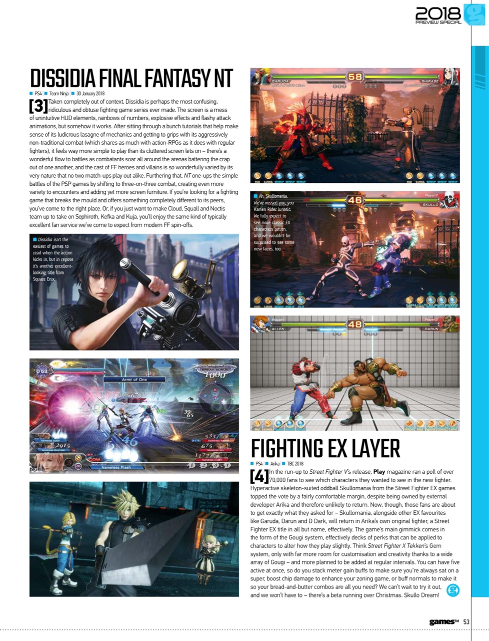 games (TM) Preview Pages