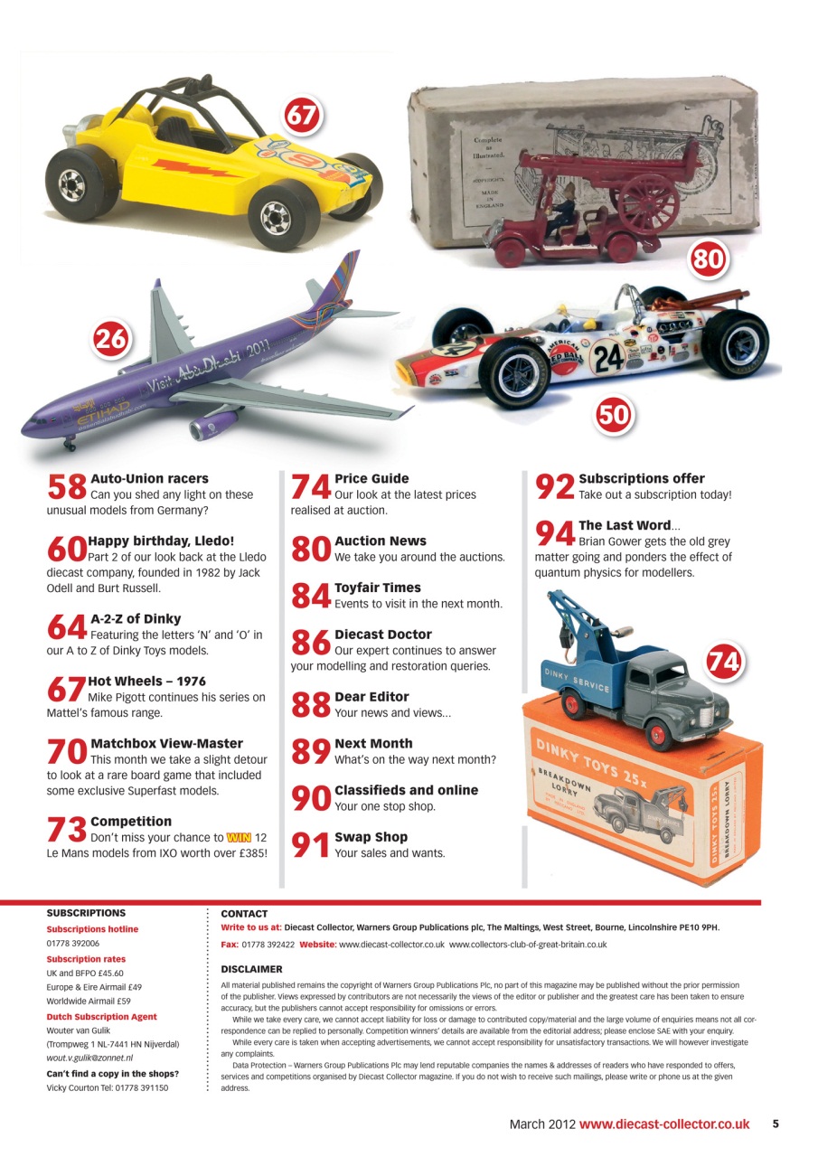 Diecast Collector Preview Pages