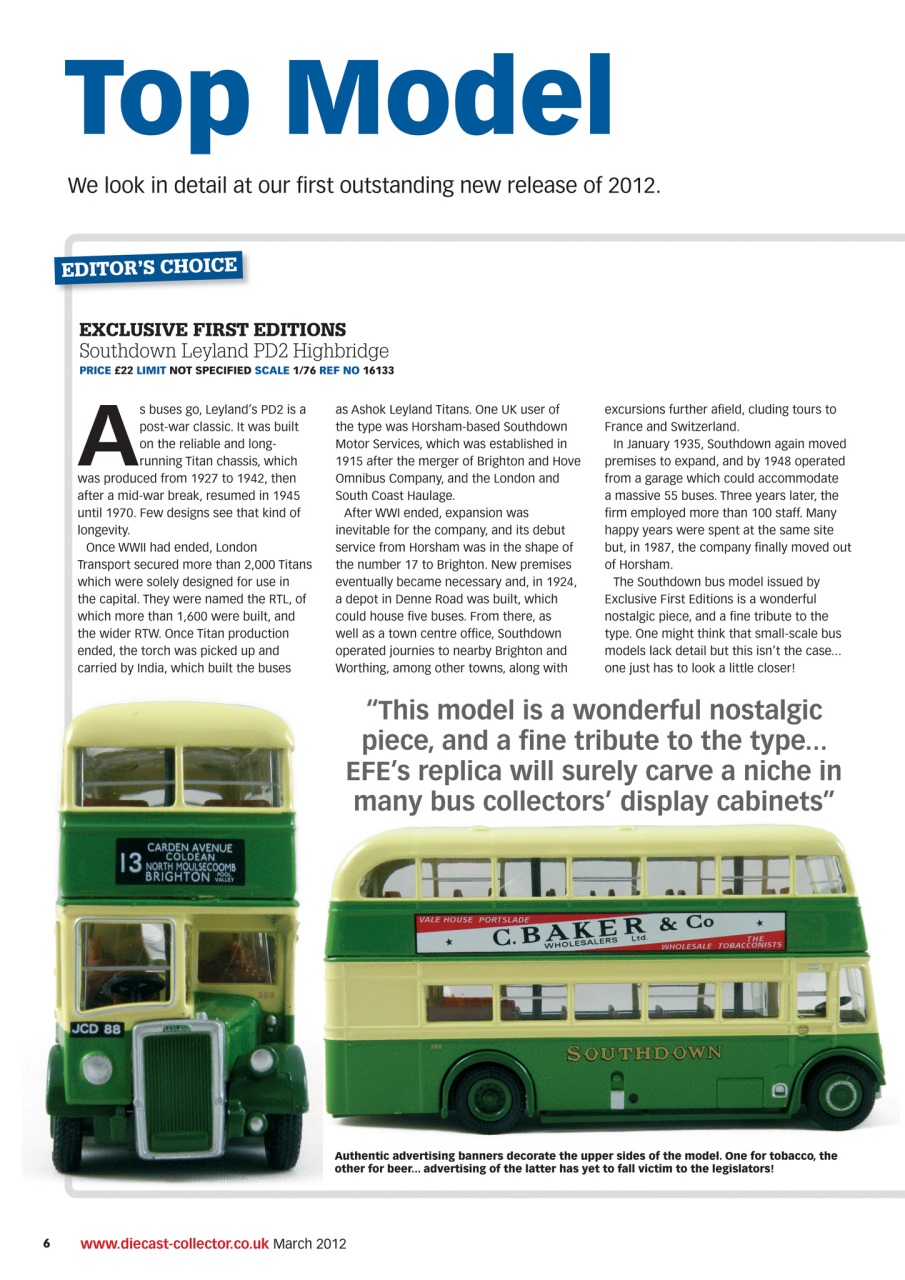 Diecast Collector Preview Pages