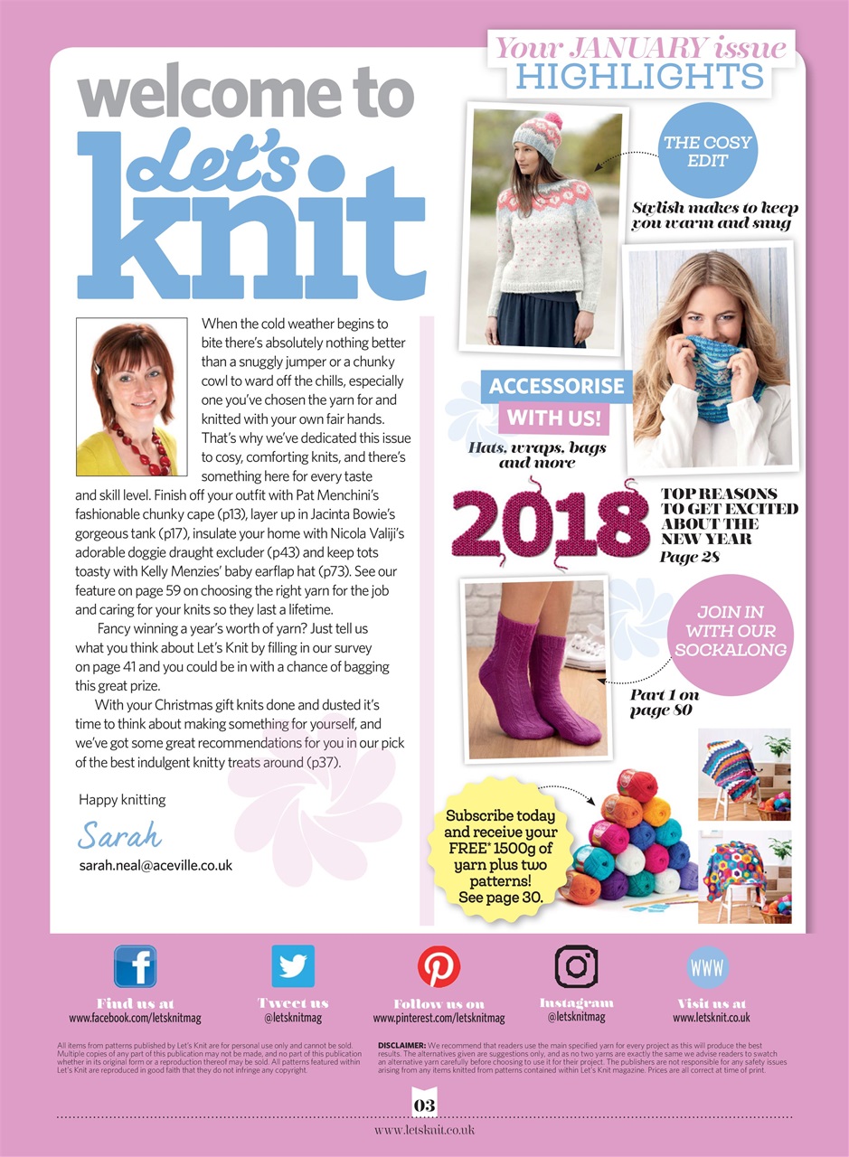 Let's Knit Preview Pages