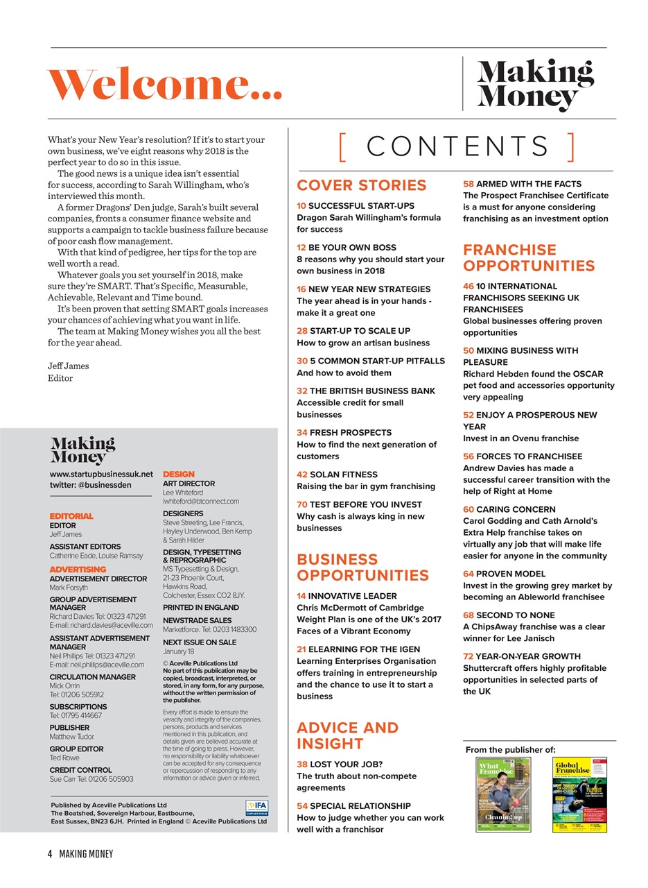 Making Money Preview Pages