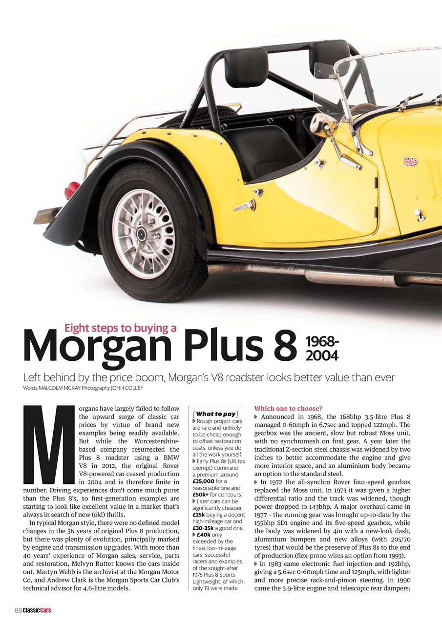 Classic Cars Preview Pages