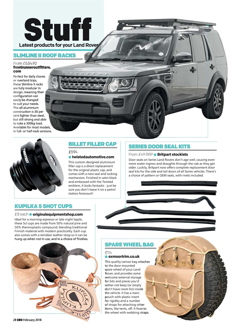 Land Rover Owner Preview Pages