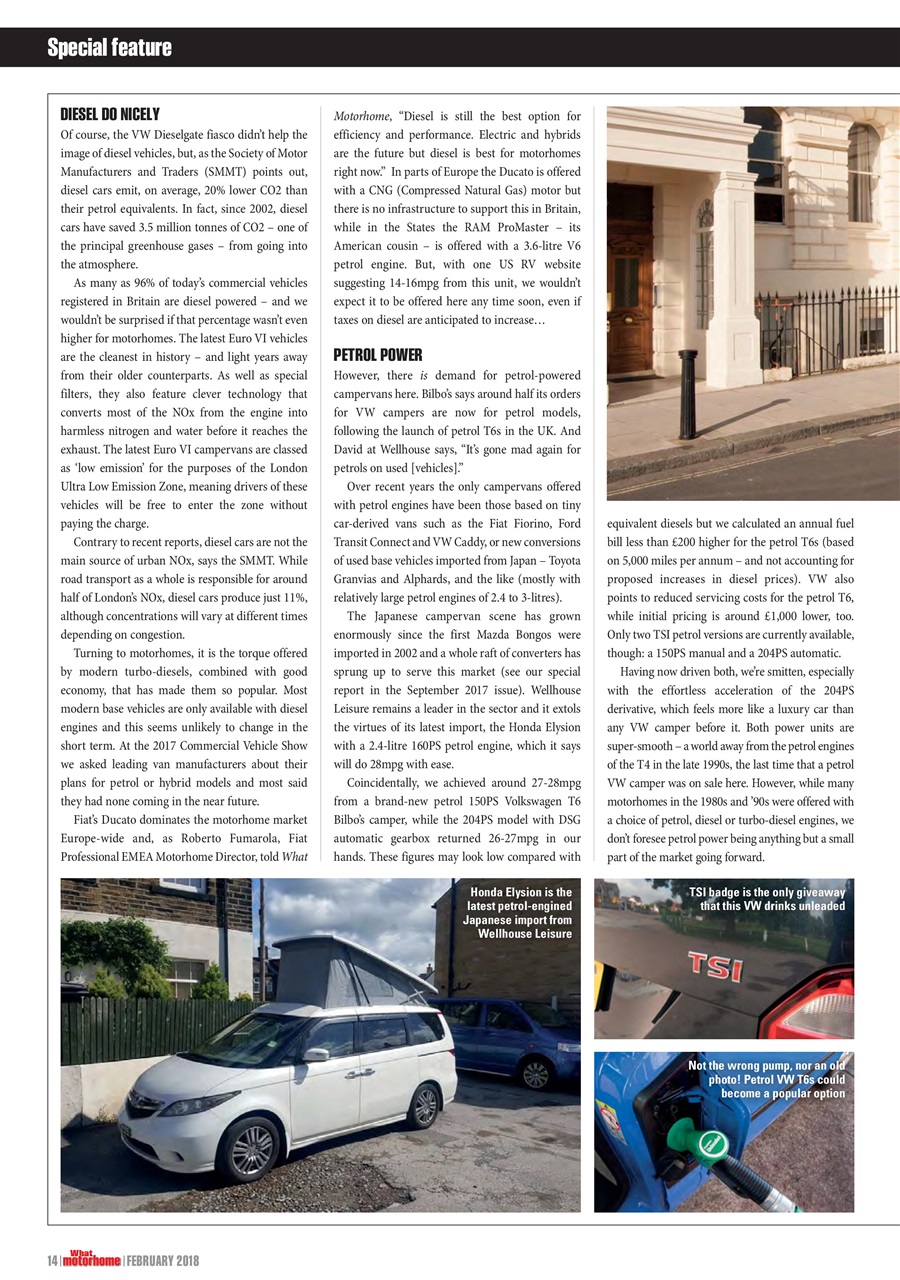 What Motorhome magazine Preview Pages