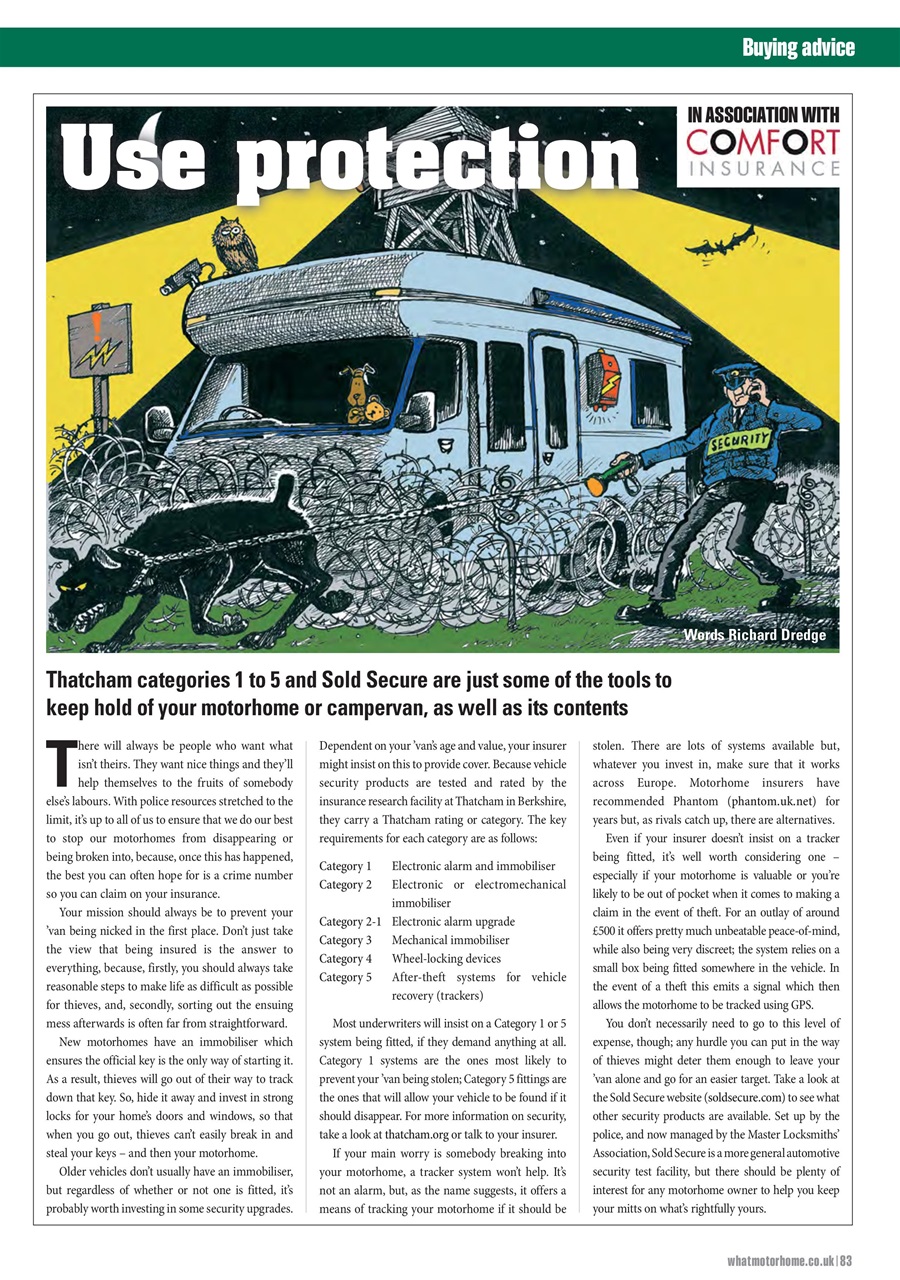 What Motorhome magazine Preview Pages