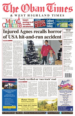 The Oban Times & Lochaber Times issue 21st December 2017