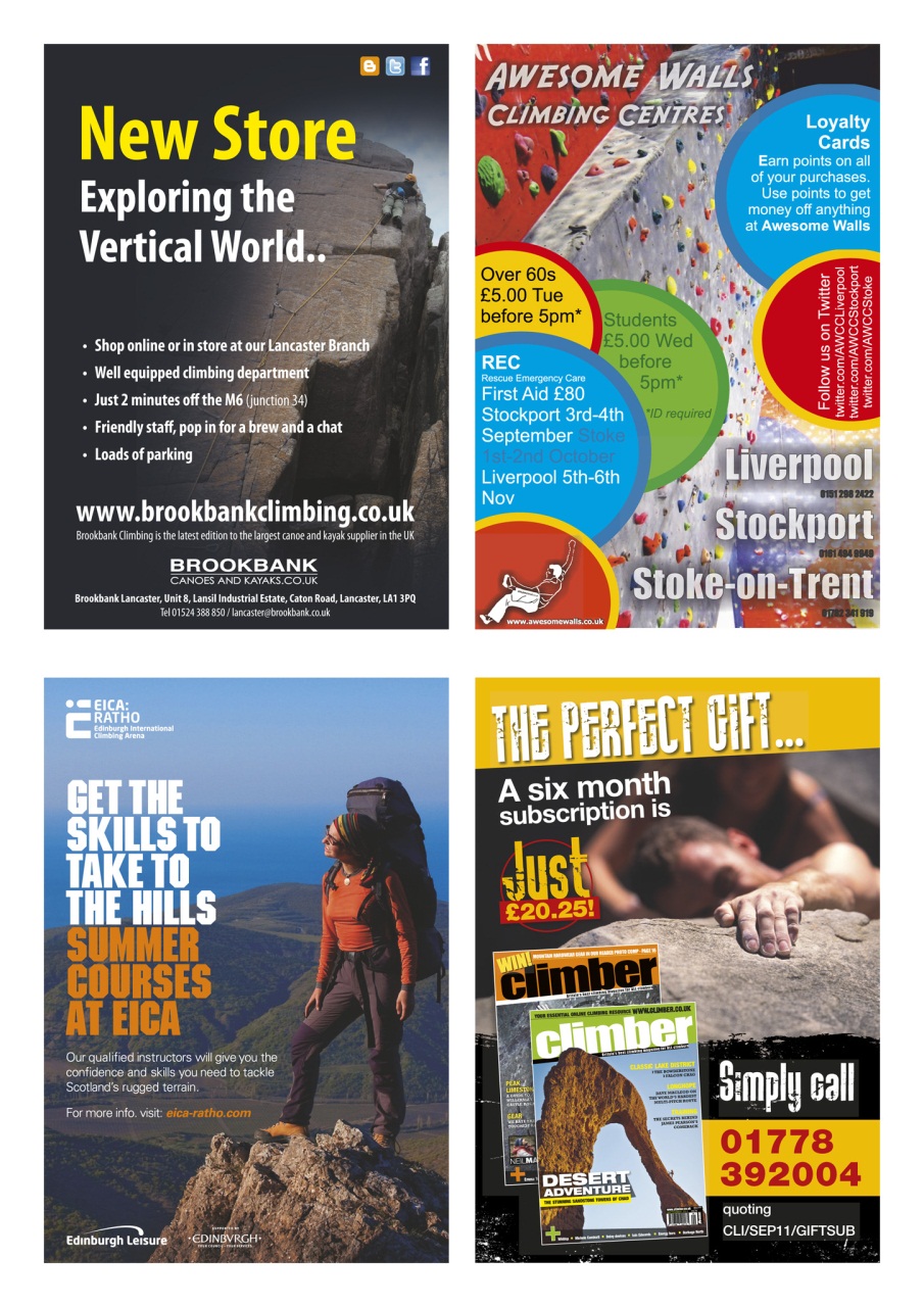 Climber Preview Pages