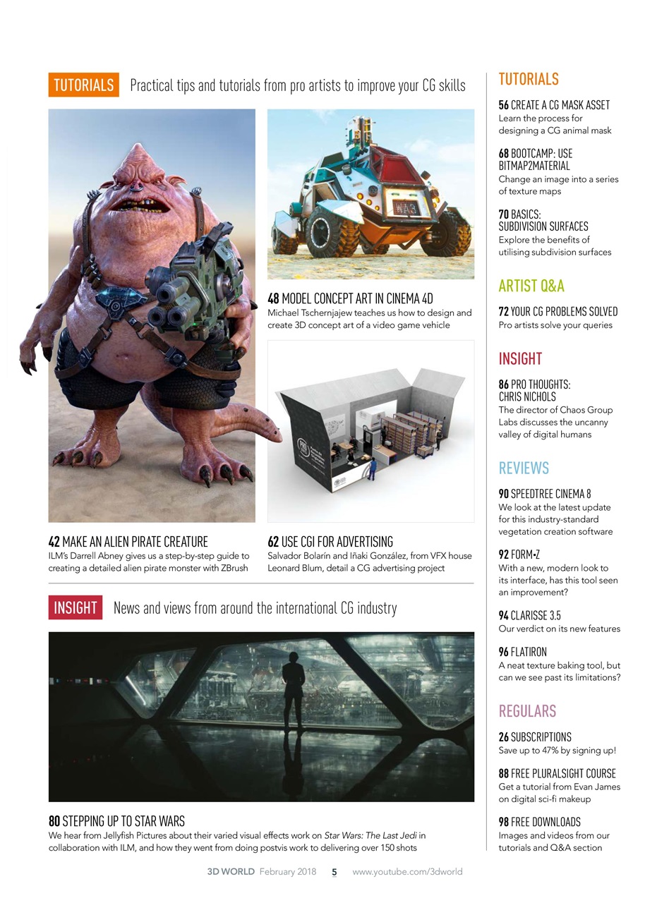 3D World Preview Pages