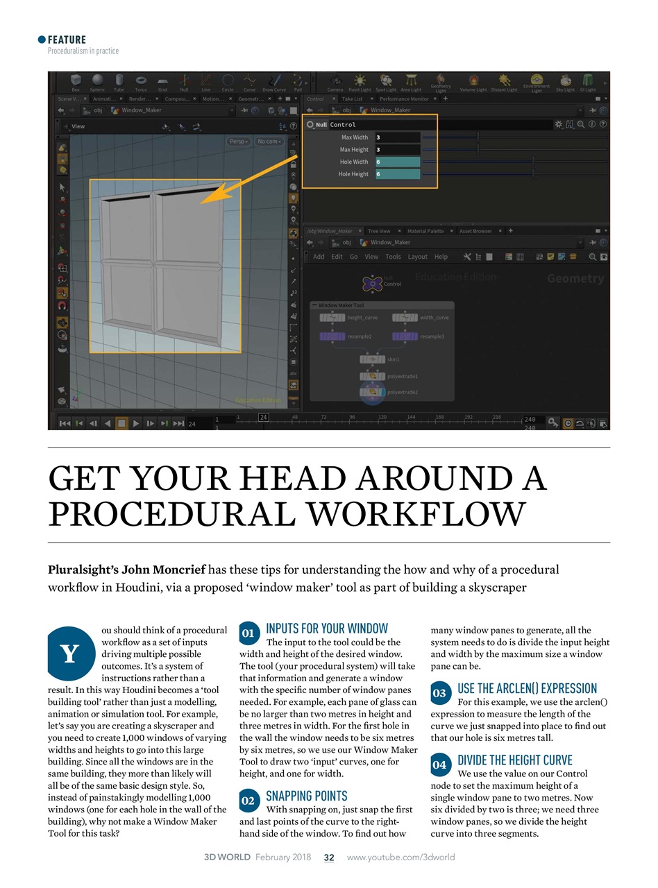 3D World Preview Pages