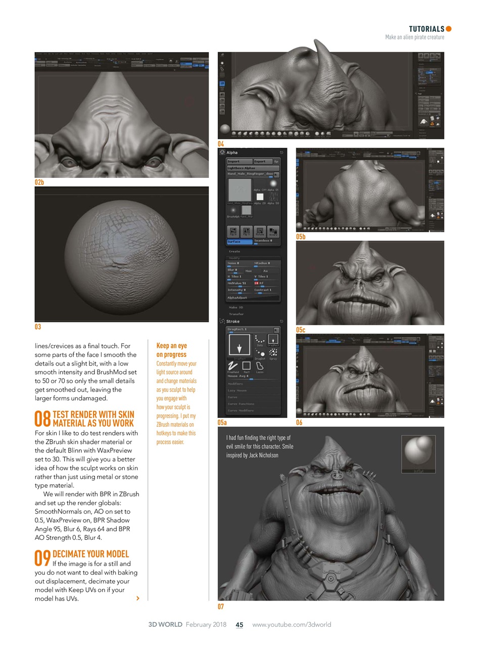 3D World Preview Pages