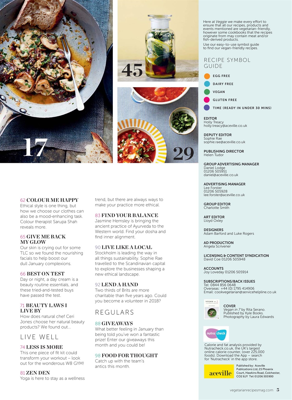 Veggie Magazine Preview Pages