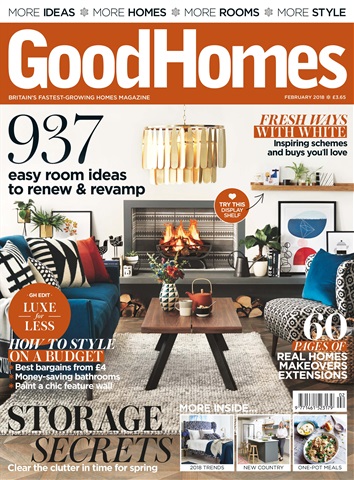 Good Homes Magazine issue February 2018