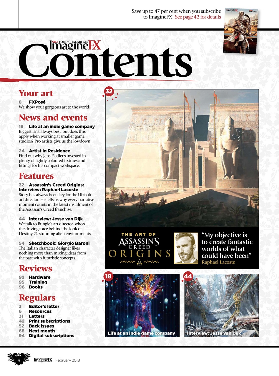 ImagineFX Preview Pages